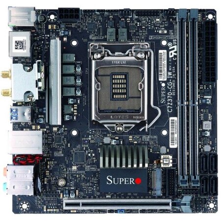Supermicro C7Z370-Cg-Iw, Kabylake Refresh, Mini-Itx, Lga1151, Cfl-S Pro MBD-C7Z370-CG-IW-O